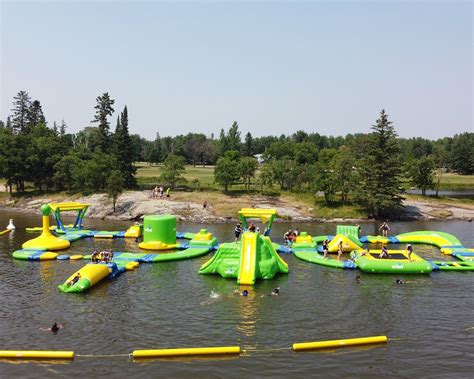 pinawa floating water park.